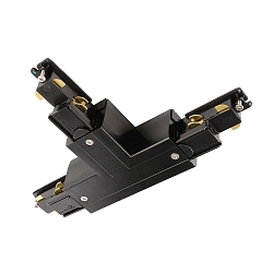 3-fase T-connector D LINE/DALI DALI aanstuurbaar, codeerbaar, rechts-rechts-links, zwart