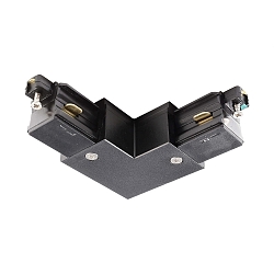 1-fase L-connector D ONE rechts, zwart
