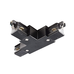 1-fase T-connector D ONE links-links-rechts, zwart