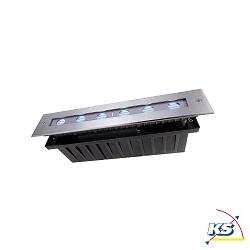 LED in-ground luminaire LINE III RGB, 12W, voltage constant, asymmetrical, 24V DC, stainless steel