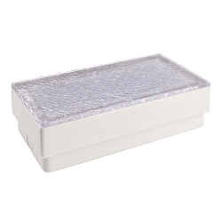 Vloerinbouwarmatuur TABIT 100x200 toegankelijk, schakelbaar IP67, grijs, transparant 