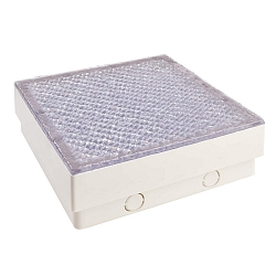 floor recessed luminaire TABIT 200x200 walkable, switchable IP67, grey, transparent 