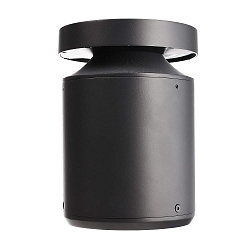 Lichtpaal FARO 25 met lensoptiek, bekabeld IP65, donkergrijs dimbaar