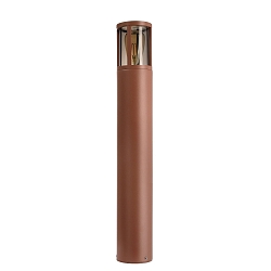 bollard lamp FACADO II 650MM TONED round E27 IP65, mat, rust dimmable