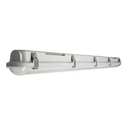 Armatuur voor vochtige ruimten TRI PROOF BASIC 121CM / 20W 840 ON-OFF slagvast, schakelbaar IP65, lichtgrijs 