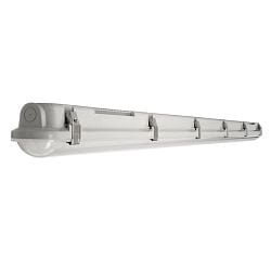 Armatuur voor vochtige ruimten TRI PROOF BASIC 151CM / 30W 840 ON-OFF slagvast, schakelbaar IP65, lichtgrijs 