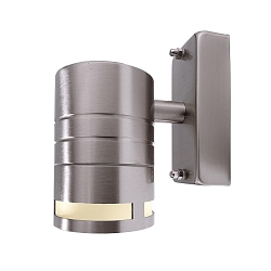Wandarmatuur voor buitenshuis ZILLY II DOWN down GU10 IP44, helder, zilver, transparant