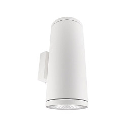Gevelspot SHORELINE PRO ROUND 140 UP&DOWN 2-vlams, rond, CCT Switch IP65, wit dimbaar