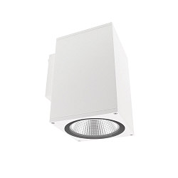 Gevelspot SHORELINE PRO SQUARE 140 DOWN 1-vlams, hoekig, CCT Switch IP65, wit dimbaar