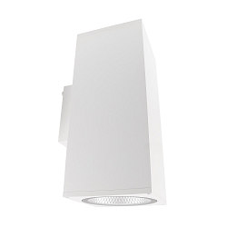 Gevelspot SHORELINE PRO SQUARE 140 UP&DOWN 2-vlams, hoekig, CCT Switch IP65, wit dimbaar