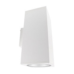 Gevelspot SHORELINE PRO SQUARE 140 UP&DOWN 2-vlams, hoekig, CCT Switch IP65, wit dimbaar