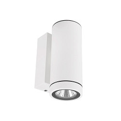 Gevelspot SHORELINE PRO ROUND 68 DOWN 1-vlams, rond, CCT Switch IP65, wit dimbaar