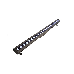 Wallwasher CAPH LED asymmetrische straling IP65, donkergrijs, helder, transparant dimbaar