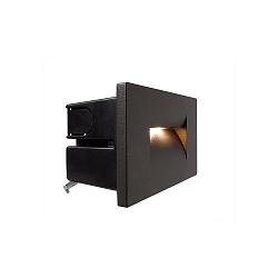 Recessed LED wall luminaire YVETTE I outdoor luminaire, voltage constant, asymmetrical, 220-240V AC, 3.6W, 3000K