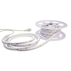LED stripe flexibel transparant, wit