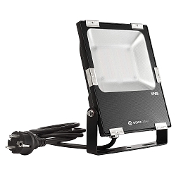 Strijklicht RF SMART FLOOD RGB+CCT draaibaar, CCT Switch, met stekker, RGB, ZigBee aanstuurbaar IP65/IP44, antraciet dimbaar