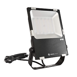 Strijklicht RF SMART FLOOD RGB+CCT draaibaar, CCT Switch, met stekker, RGB, ZigBee aanstuurbaar IP65/IP44, antraciet dimbaar