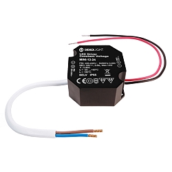 LED besturingsprogramma OCTO CV MINI 24V spanningsconstante, schakelbaar, zwart