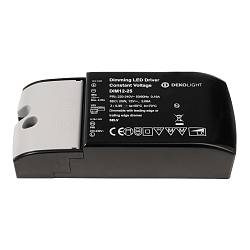 LED besturingsprogramma BASIC DIM CV 12V spanningsconstante, dimbaar, zwart