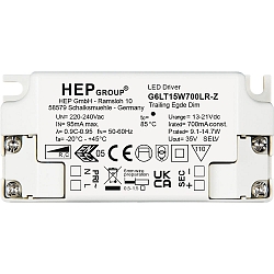 LED power supply HEP DIM CC G6LT15W350LR-Z current constant