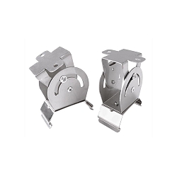 Accessories for TRI PROOF surface mounting bracket, 2 items, silver grey