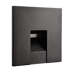 Afdekking ALWAID 2 - SQUARE hoekig, zwart