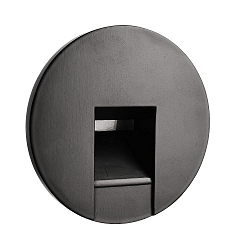Afdekking ALWAID 2 - SQUARE rond, zwart