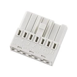 Aansluiting stopcontact SANOTRUNK UNIVERSAL WAGO 267-501, wit