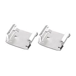 Montageklem SANOTRUNK UNIVERSAL REGENT ICE set van 2, zilver