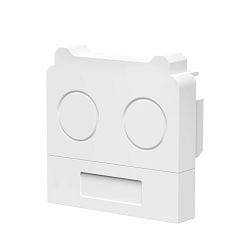 Lichtlijnsysteem eindkap SANOTRUNK UNIVERSAL set van 2, wit