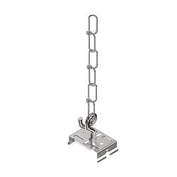Lichtlijnsysteem kettingophanging SANOTRUNK UNIVERSAL set van 10, zilver