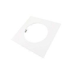 Reduceerring 210/135MM mechanisch, vierkant, ingebouwde versie, verkeerswit