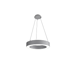 Pendelarmatuur LAUTARO 600/100 UP/DOWN OPAL M3 IP20, lichtgrijs dimbaar
