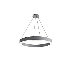 Pendelarmatuur LAUTARO 900/80 DOWN PRISMA M3 IP20, lichtgrijs dimbaar