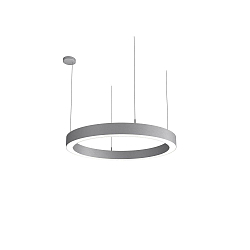 Pendelarmatuur LAUTARO 900/80 DOWN OPAL P3 IP20, lichtgrijs dimbaar