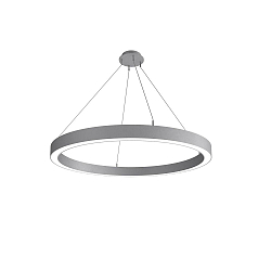 Pendelarmatuur LAUTARO 1200/80 DOWN OPAL M4 IP20, lichtgrijs dimbaar