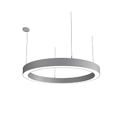 Pendelarmatuur LAUTARO 1200/100 DOWN OPAL P4 IP20, lichtgrijs dimbaar