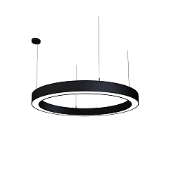 pendant luminaire LAUTARO 1200/100 DOWN PRISMA P4 IP20, black dimmable