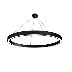 Pendelarmatuur LAUTARO 1500/80 DOWN OPAL M5 IP20, zwart dimbaar