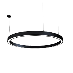 pendant luminaire LAUTARO 1500/80 DOWN PRISMA P5 IP20, black dimmable