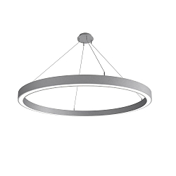 Pendelarmatuur LAUTARO 1500/80 UP/DOWN PRISMA M5 IP20, lichtgrijs dimbaar