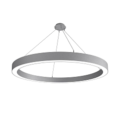 Pendelarmatuur LAUTARO 1500/100 DOWN PRISMA M5 IP20, lichtgrijs dimbaar