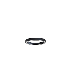 Plafondarmatuur LAUTARO 600/60 OPAL IP20, zwart dimbaar