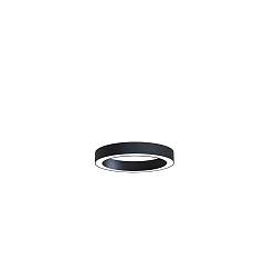 Plafondarmatuur LAUTARO 600/80 OPAL IP20, zwart dimbaar