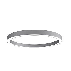Plafondarmatuur LAUTARO 1500/100 OPAL IP20, lichtgrijs dimbaar