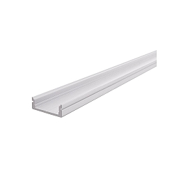 U-profiel AU-01-15 plat, wit mat