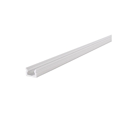 U-profiel AU-01-05 plat, wit mat