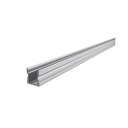 U-profiel AU-02-08, zilver mat