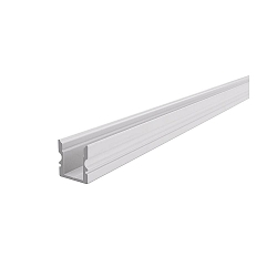 U-profiel AU-02-08, wit mat