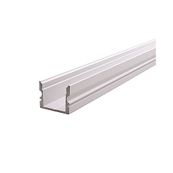 AU-02-12, high U-profile for 12 - 13,3 mm LED stripes, 200cm, matt white